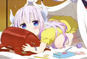 Mata Podkładka anime Kobayashi-san Kanna