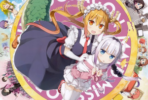 Mata Podkładka anime Kobayashi-san Tohru Kanna