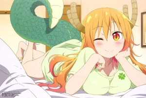 Mata Podkładka anime Kobayashi-san Maid Dragon