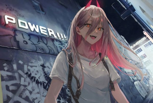 Podkładka pod myszkę Chainsaw Man Power