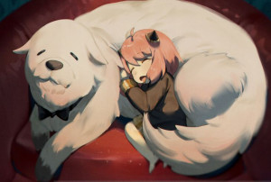 Mata Podkładka anime Spy x Family Anya Bond