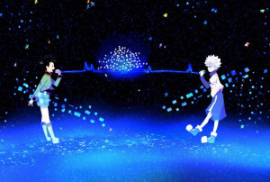 Mata Podkładka anime Hunter x Hunter Killua Gon