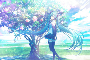 Mata Podkładka pod myszkę Vocaloid Hatsune Miku