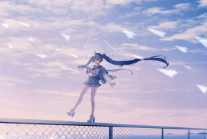 Mata Podkładka pod myszkę Vocaloid Hatsune Miku