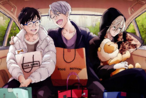 Mata Podkładka anime Yuri on Ice Victor Jurij Yuri