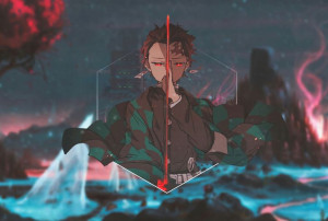 Mata Podkładka anime Kimetsu no Yaiba Tanjiro