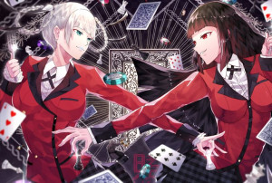 Mata Podkładka anime Kakegurui Yumeko Kirari