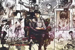 Mata Podkładka anime Shingeki no Kyojin Levi