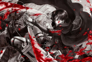 Mata Podkładka anime Shingeki no Kyojin Levi