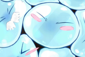 Mata na biurko anime Tensei Shitara Slime Datta