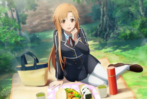 Mata Podkładka anime Sword Art Online Asuna