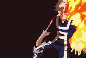 Mata Podkładka anime Boku no Hero Todoroki