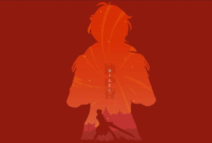 Mata na biurko Genshin Impact Diluc