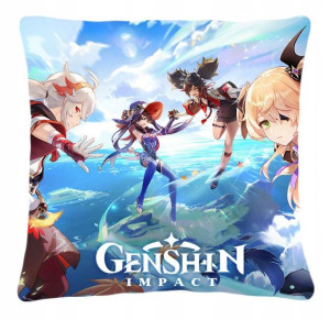 Poduszka Genshin Impact Kazuha Mona Fishl