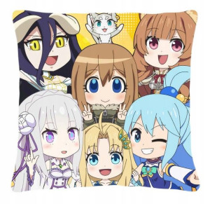 Poduszka anime Isekai Quartet