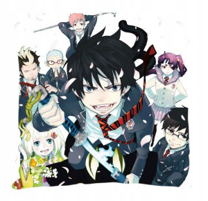 Poduszka anime manga Ao no Exorcist Blue Exorcist