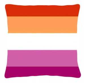 Poduszka LGBT LGBT+ flaga Lesbijek Lesbian