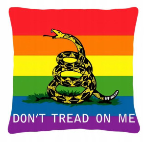 Poduszka LGBT LGBT+ flaga Libertarian LGBT