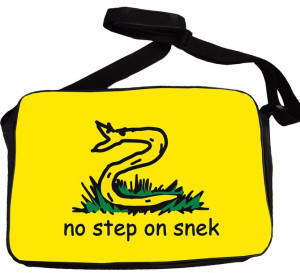 Torba na ramię flaga Gadsdenka No Step On Snek