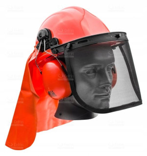 Kask Ochronny Pilarza Drwala Z Nausznikam Sm967