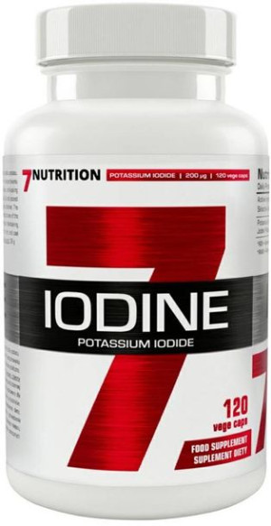 Iodine jodek potasu - suplement diety 120 kaps. Vege - 7Nutrition