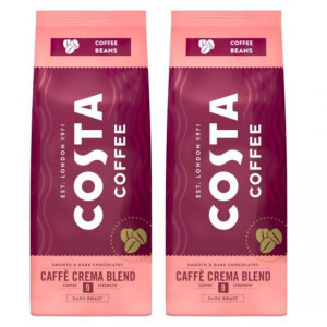 Kawa ziarnista palona Costa Coffee Caffé Crema Blend 500 g x 2 sztuki