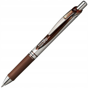 Pióro Kulkowe Energel Liquid Bl77 Brązowe Pentel