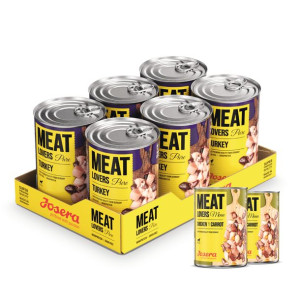 JOSERA Meatlovers Pure Indyk 6x800g + 2x400g GRATIS