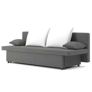 Rozkładana Kanapa Z Poduszkami Elegancka Sofa