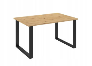 Stół NELL 138x90 czarne nogi, jadalnia, 3 kolory