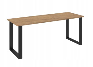 Stół NELL 185x67 czarne nogi, jadalnia, 3 kolory