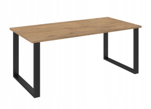 Stół NELL 185x90 czarne nogi, jadalnia, 3 kolory