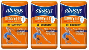 Podpaski higieniczne Always Ultra Normal Plus (20 sztuk) x 3
