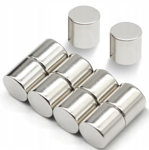 Magnes Neodymowy 3x3mm N38 Bardzo Mocny 10szt