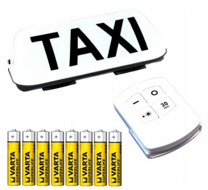 Bezprzewodowa Lampa Kogut Taxi Led Na Pilota Mega