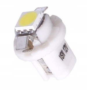 ŻARÓWKA T5 R5 Bx8.5D 12V LED w oprawce BIAŁA BAX