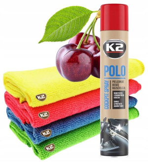 K2 | Zestaw Do Pielęgnacji Kokpitu 750ml Wiśnia