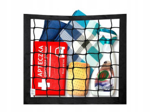 Siatka Do Bagażnika Rzep 36x36cm Kieszeń Organizer