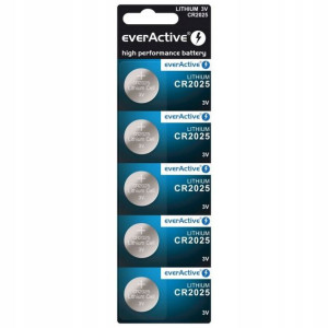 Bateria Everactive Litowa Cr2025 Blister 5szt