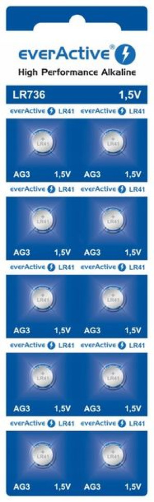Bateria Alkaline Lr41 G3 Lr736 Blister 10szt