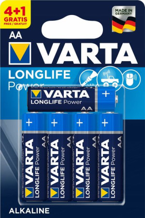 5 x Varta LONGLIFE POWER LR6/AA (blister)