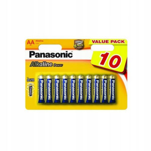 BATERIE Panasonic Alkaline LR6 AA ALKAICZNE 10szt.
