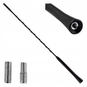 Maszt anteny 41cm 5/6mm adapter Antena samochodowa