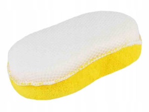 Gąbka Do Mycia Mikrofibra + Siatka 19x11x5cm