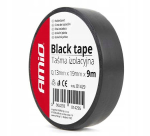 Taśma izolacyjna czarna 19mm x 9m