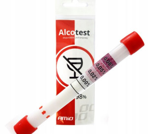 ALKOHOL Test Alkomat Jednorazowy Stacje 98%