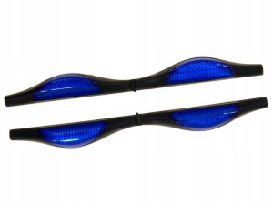 Odbojniki na drzwi niebieskie odblaski 19,5cm
