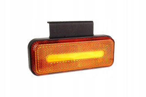 Lampa Obrysowa Led Pomarańcz Prostokąt Ip67 10-30v