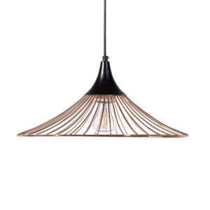 Lampa wisząca metalowa miedziana GIONA