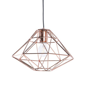 Lampa wisząca metalowa miedziana GUAM